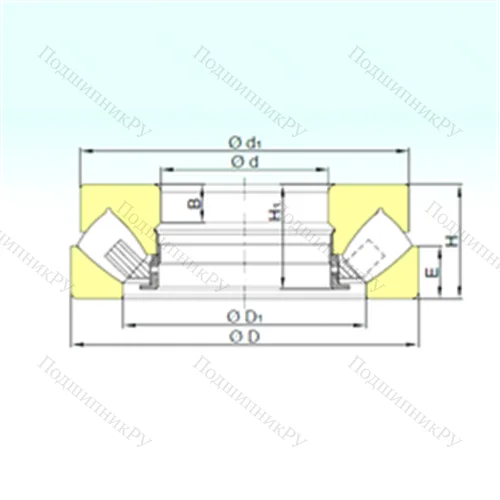 Подшипник роликовый упорно-радиальный 29230 M от производителя  ISB Подшипник роликовый упорно-радиальный 29230 M от производителя  ISB