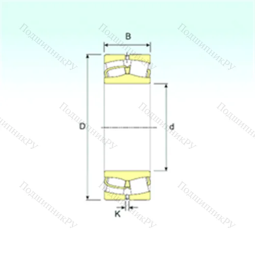 Подшипник роликовый радиальный самоцентрирующийся 22310 VA от производителя  ISB