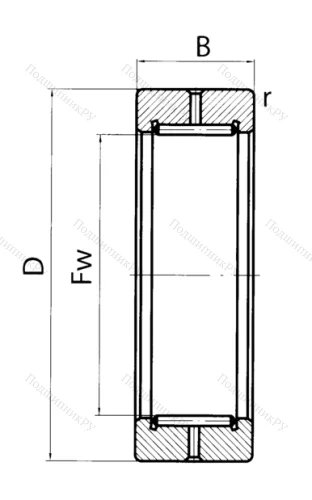 Подшипник RNAV 4011 (4024111 ГОСТ) в Перми