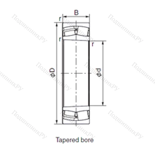 Подшипник роликовый радиальный 22324EXK