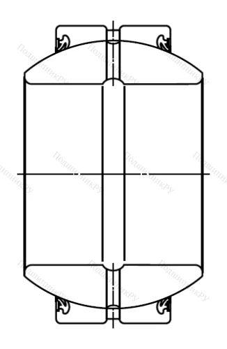 Шарнирный подшипник GE 45 ES 2RS в Перми