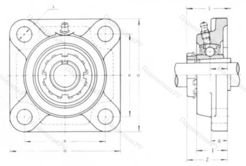 Подшипниковый узел UKF 216 в Перми