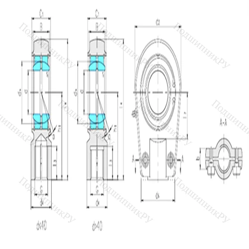 Подшипник скольжения сферический SIR 120ES от производителя  LS