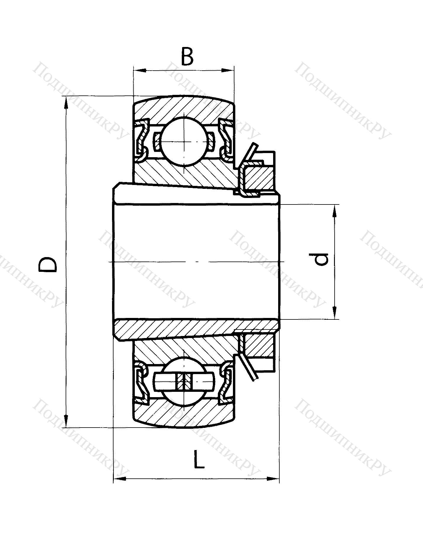 Шариковый однорядный подшипник 680210 A 2H 7C 17 в Перми