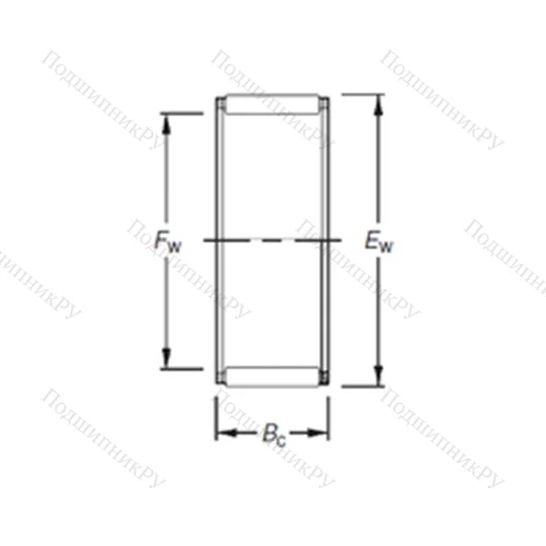 Подшипник игольчатый радиальный K 25X 35X 30H,ZB 2