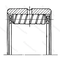 Модификация подшипника 35212 размер 60x90x44
