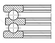 Подшипник 52208M/P 6 