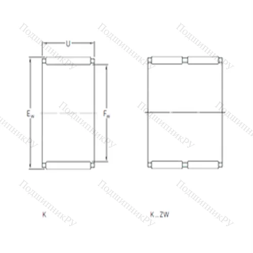 Подшипник игольчатый радиальный K 10x13x10TN от производителя  SKF