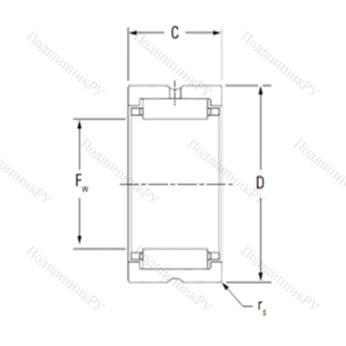 Подшипник игольчатый радиальный HJ-9211648