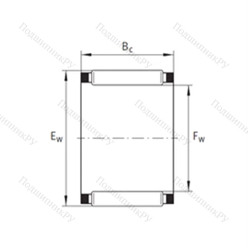 Подшипник игольчатый радиальный K 72X 80X 20