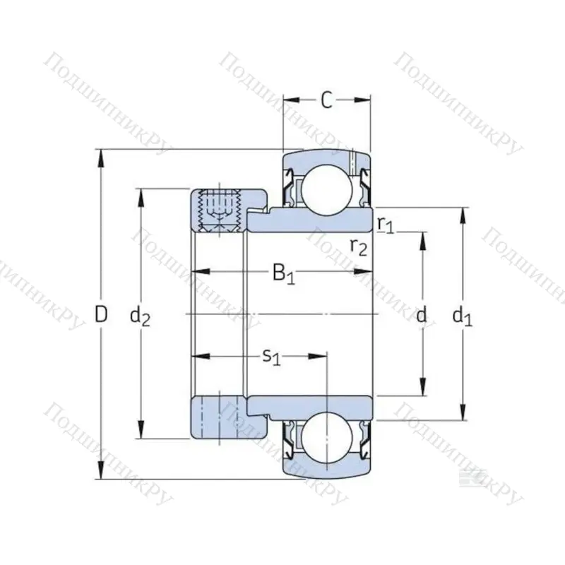 Корпусный подшипник