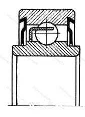 Модификация подшипника 6-280017ЮС1 размер 7x19x6/8