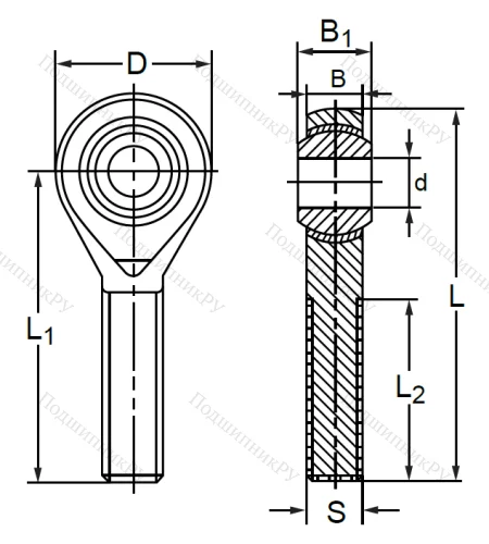 Шарнирная головка POS 10 L в Перми