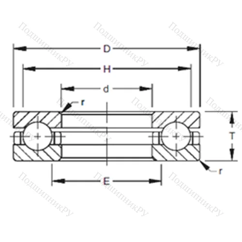 Подшипник шариковый упорный 50TVB 190 от производителя  TIMKEN Подшипник шариковый упорный 50TVB 190 от производителя  TIMKEN