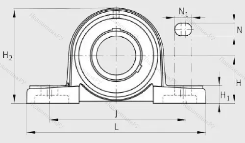Подшипниковый узел UCP 208 J 7 в Перми