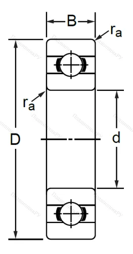 Дюймовый шариковый подшипник RLS 11 (LJ 1.3/8) в Перми