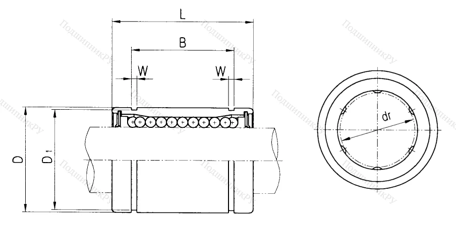 Подшипник LM 25 UU в Перми