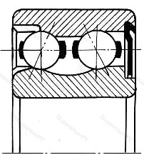 Подшипник 3206A-Z размер 30x62x23,8 от производителя  FAG Подшипник 3206A-Z размер 30x62x23,8 от производителя  FAG