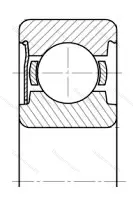 Подшипник  602-Z (60012) размер 2x7x2,8