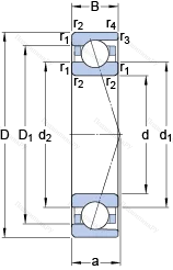 Подшипник 71936 CD/HCP 4A в Перми