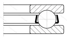 Подшипник 51220M 1/P 6Q 6 
