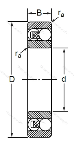Двухрядный шариковый подшипник 1217 в Перми