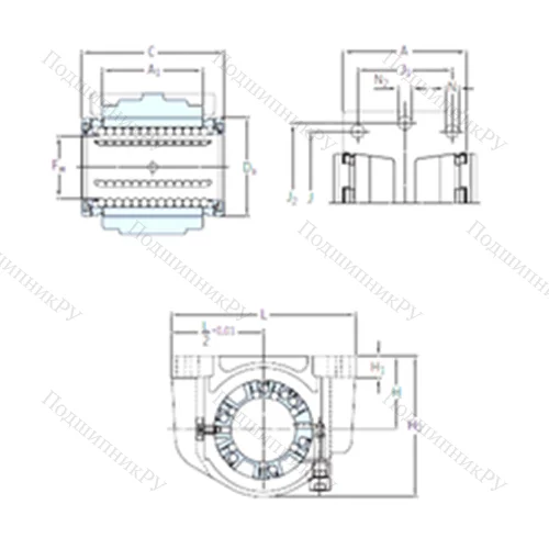 Подшипник шариковый линейный