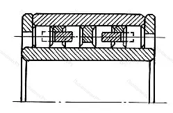 Модификация подшипника 20-6462164М размер 320x480x290