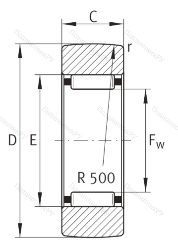 Подшипник RSTO 5 TV от производителя  INA