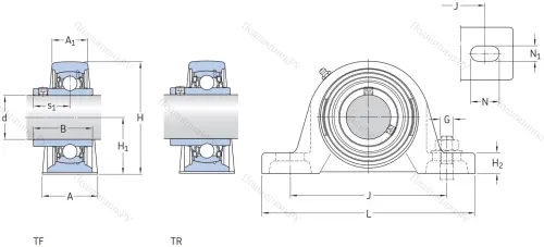 Подшипниковый узел SY 20 TF в Перми