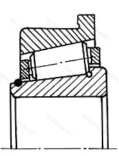 Подшипник  1067305 размер 25x62x18,25