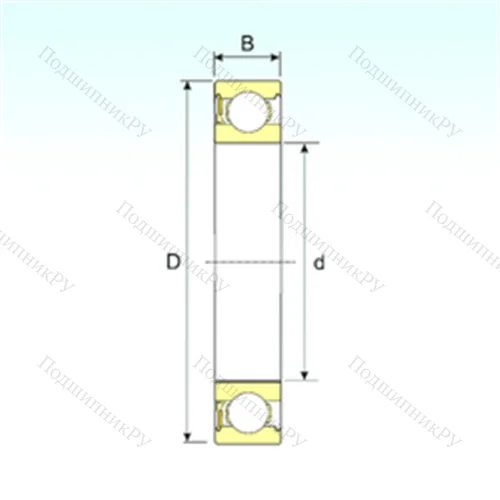Подшипник шариковый радиальный 6035-RZ