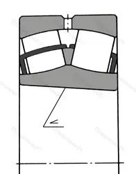 Подшипник  4153748 (24148K) размер 240x400x160 от производителя  ГОСТ Подшипник  4153748 (24148K) размер 240x400x160 от производителя  ГОСТ