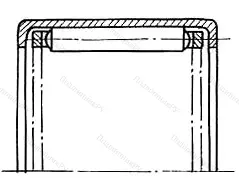 Модификация подшипника ск202625Е размер 20x26x25 от производителя  ЕПК