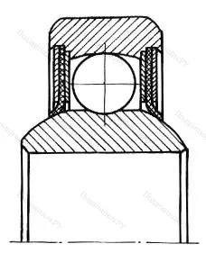 Подшипник  881067 размер 7x24x12
