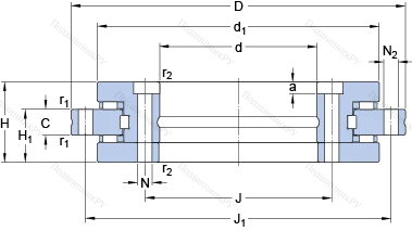 Подшипник NRT 650 A