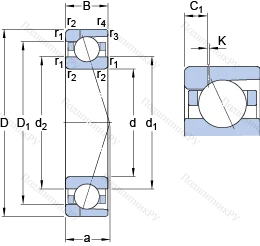 Подшипник 7032 CD/HCP 4AH 1 в Перми