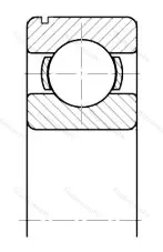 Подшипник 6307N/P 6 размер 35x80x21 от производителя  SKF