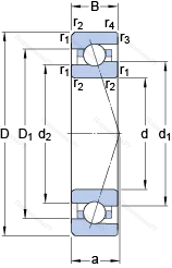 Подшипник 7005 ACE/P 4A