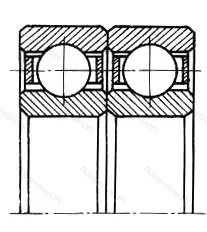 Подшипник  190703 размер 17x40x28