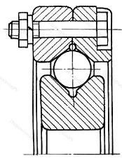 Модификация подшипника 3687/1345К размер 1345x1625x90 от производителя  ЕПК