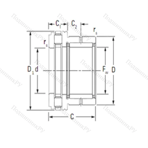 Подшипник комбинированный