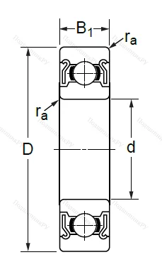 Дюймовый шариковый подшипник R 12 ZZ (KLNJ 3/4-2RZ) в Перми