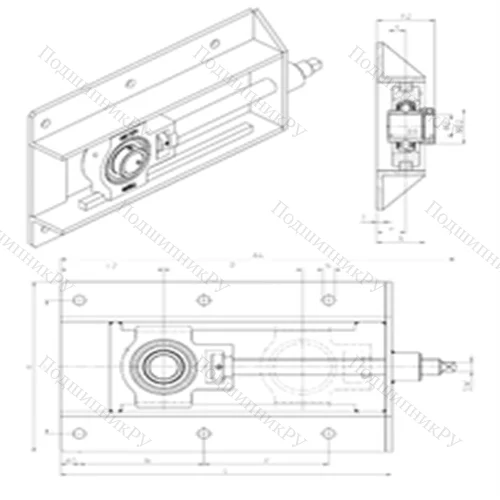 Подшипниковый узел шариковый радиальный