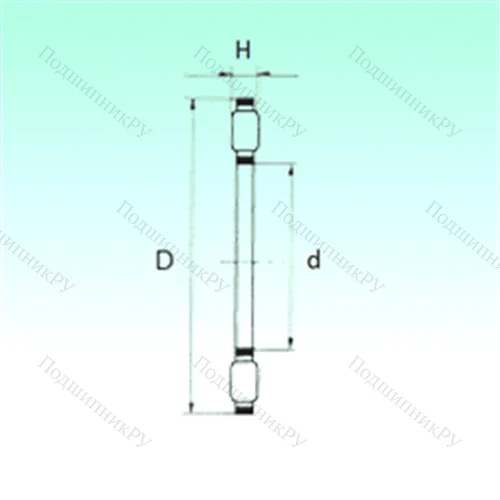 Подшипник роликовый упорный K 81248-M от производителя  NBS Подшипник роликовый упорный K 81248-M от производителя  NBS
