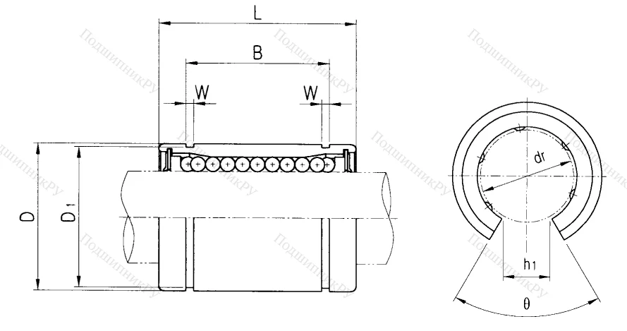 Подшипник LME 20 UU OP в Перми