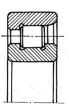 Подшипник NCF 2310V размер 50x110x40