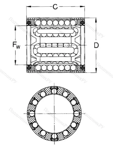 Подшипник LBBR 50-2LS в Перми