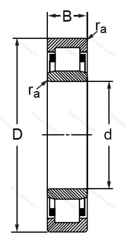 Цилиндрический роликовый подшипник 32210 (NU 210) в Перми Цилиндрический роликовый подшипник 32210 (NU 210) в Перми