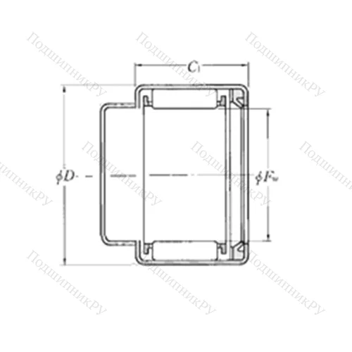 Подшипник игольчатый радиальный F-390978